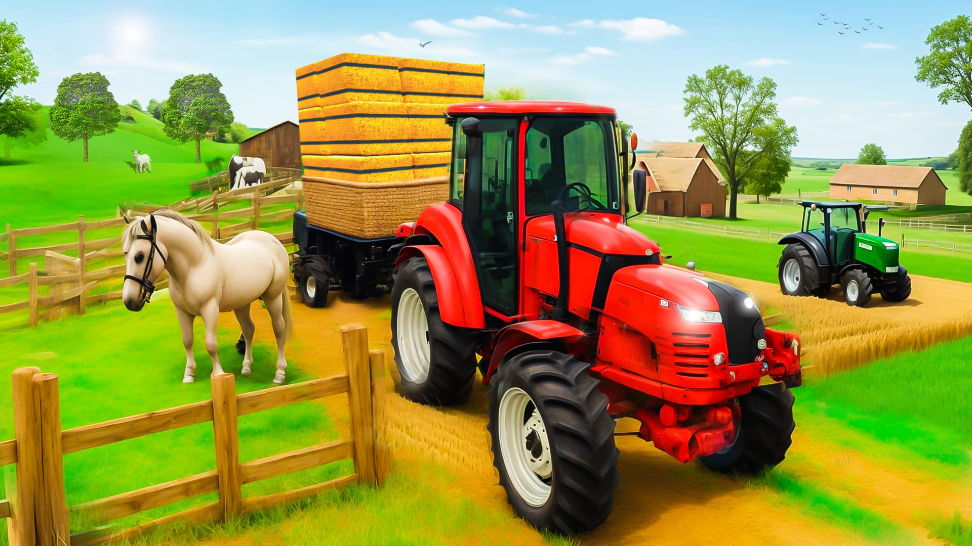 Screenshot 1 - gameplay of Tractor Farming Farmer Life Game